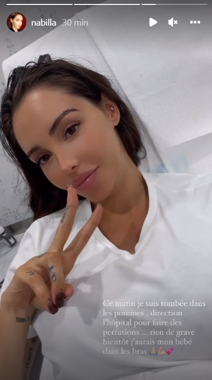 Nabilla : "Direction l'hôpital"... La future maman donne de ses nouvelles