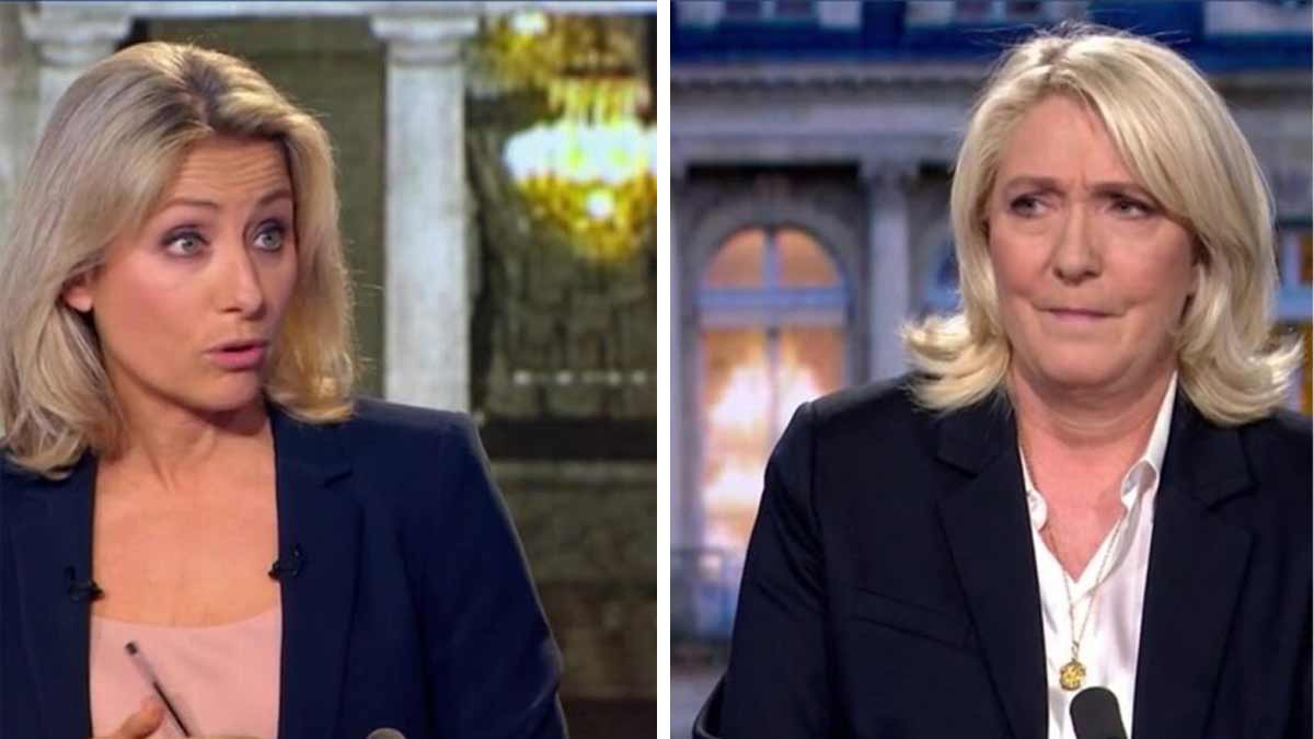 Quand Marine Le Pen se moque d'Anne-Sophie Lapix : cette surprenante confidence !