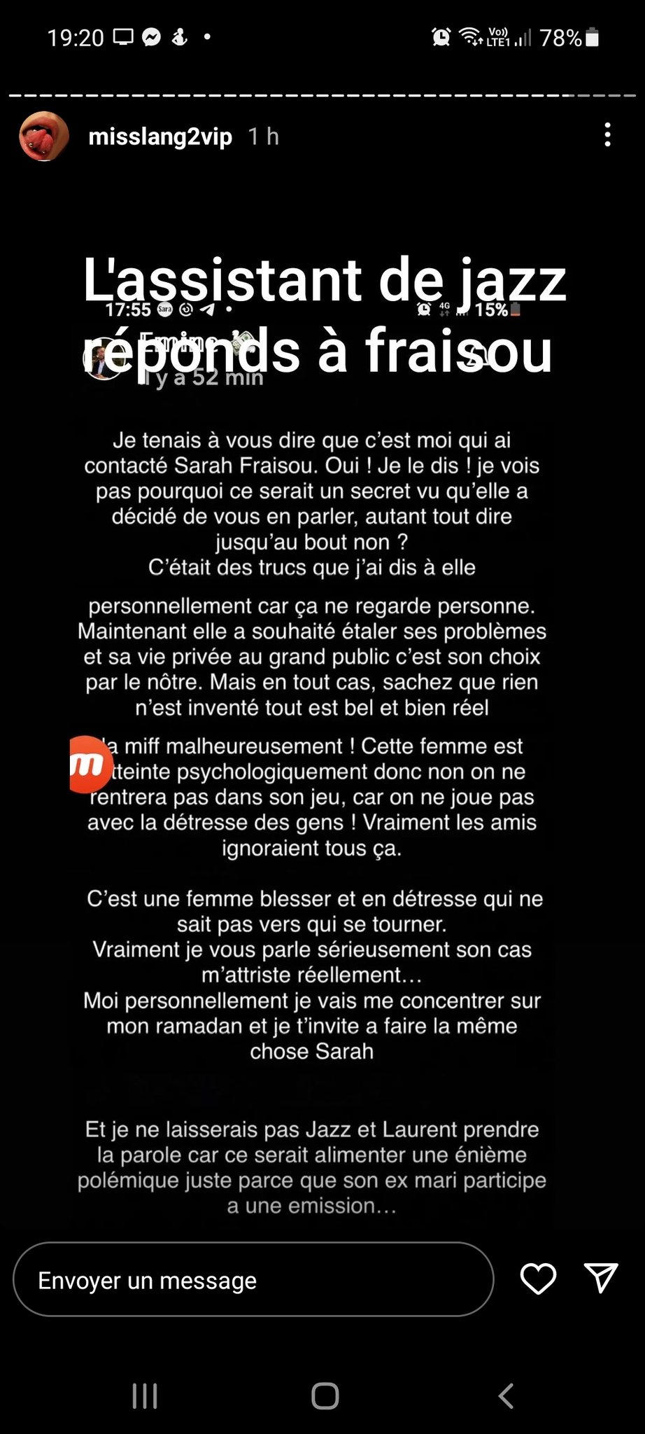 Sarah Fraisou trahie par la JLC Family ? Elle dévoile des informations choc !