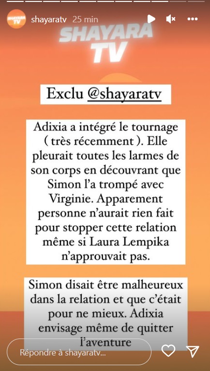 RDM : Simon Castaldi infidèle ! Découvrez avec quelle candidate il aurait trompé Adixia