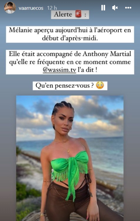 Mélanie Da Cruz et Anthony Martial à nouveau ensemble ? Ce cliché qui intrigue