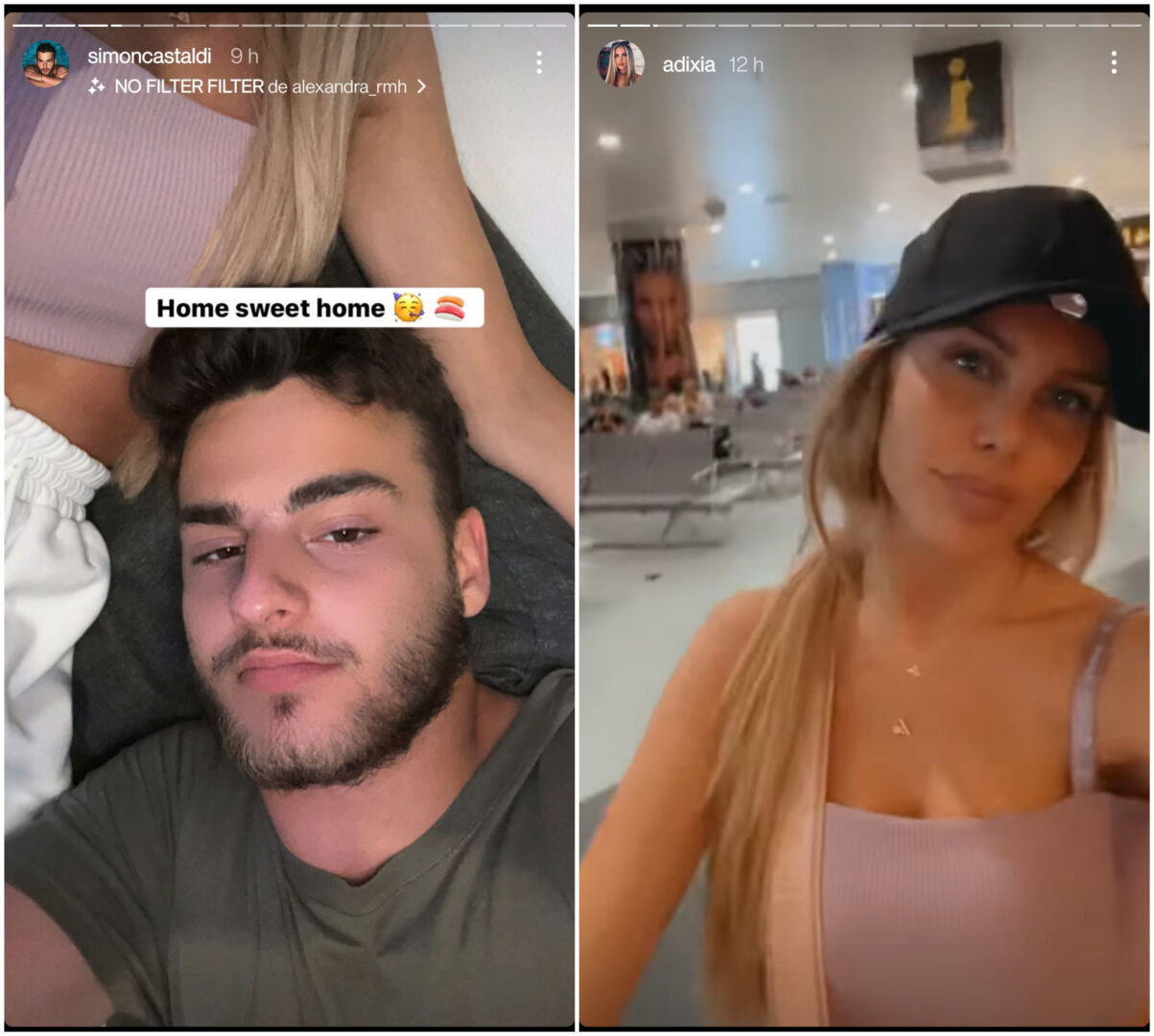  Adixia et Simon Castaldi toujours ensemble ? @Instagram