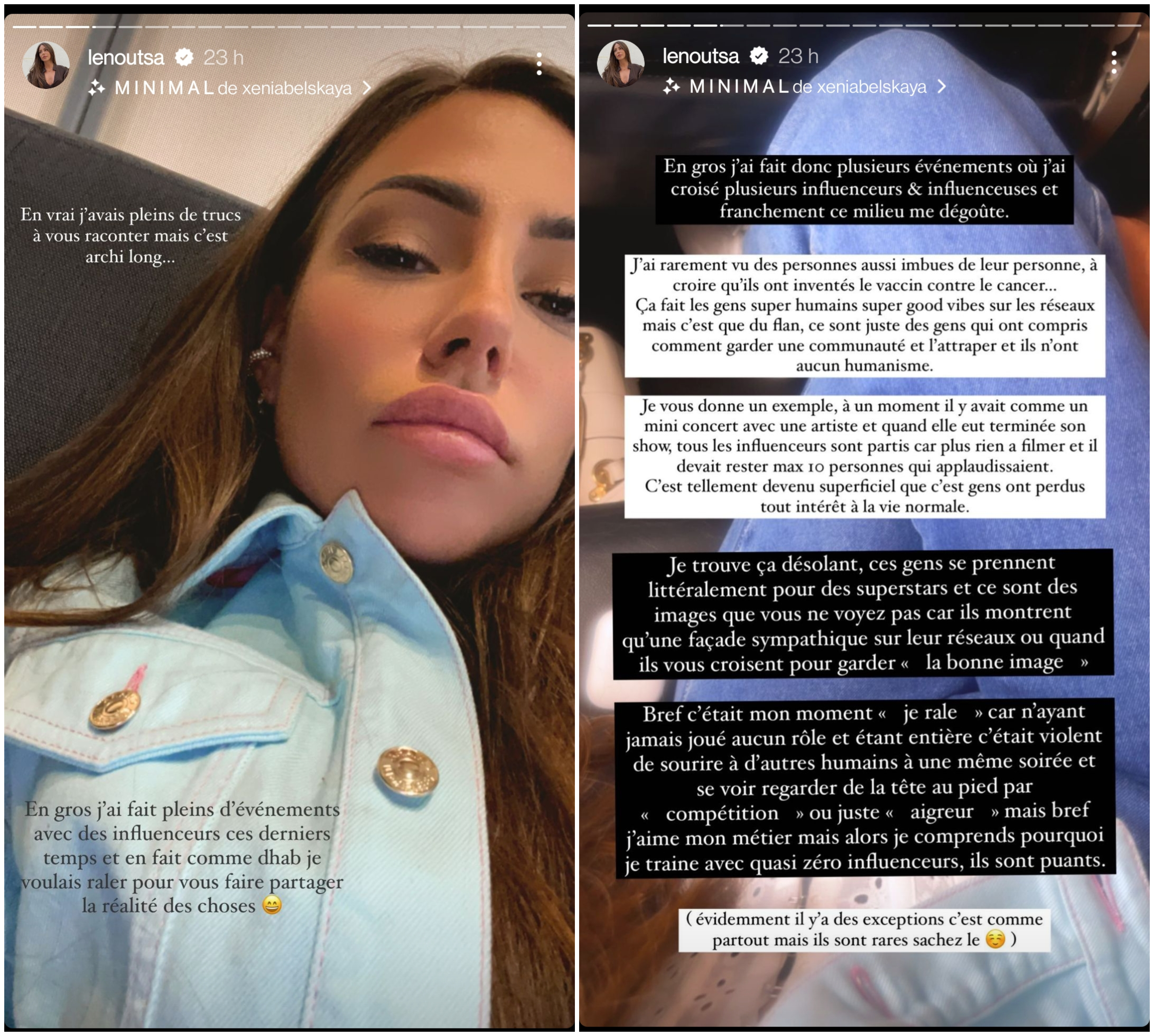 Léna Guillou : La compagne d’Adil Rami pousse un coup de gueule contre les influenceurs