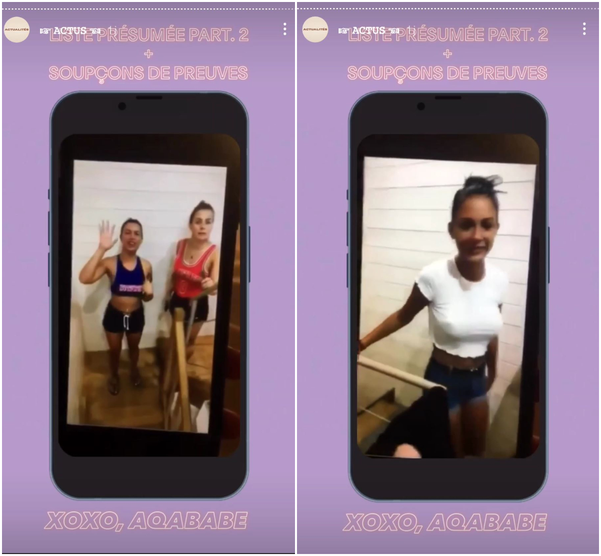  Aqababe balance des "soupçons de preuves" @Instagram