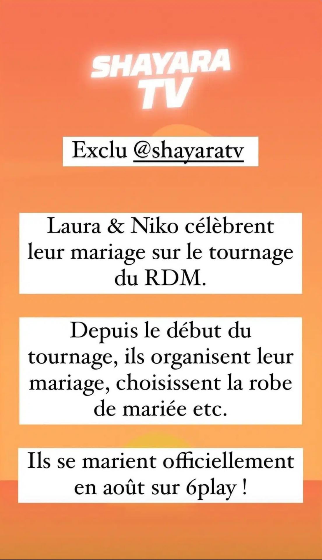 Laura et Nikola : On vous en dit plus sur leur mariage qui approche à grands pas !