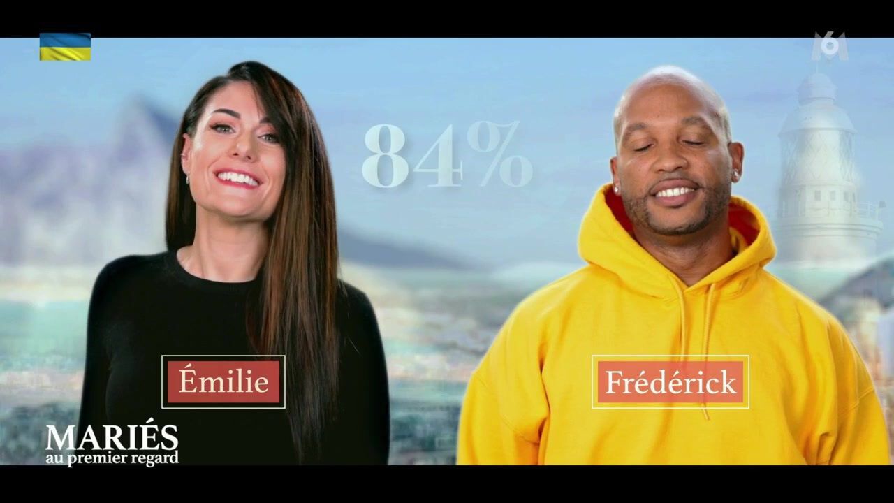 Frédérick et Emilie ont 84% de compatibilité @M6