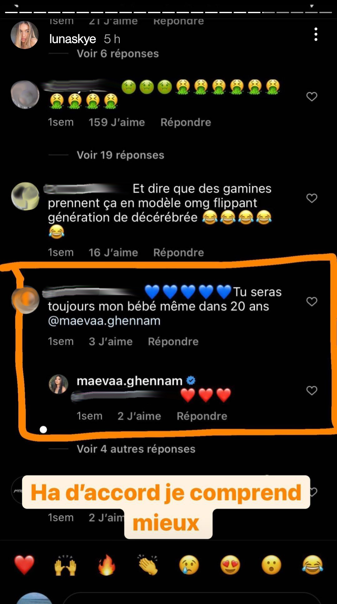 Luna Skye menacée par un fan de Maeva Ghennam ? Ces messages inquiétants