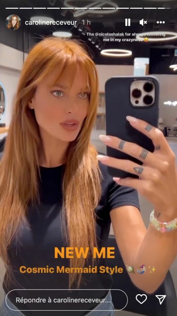  Le nouveau look de Caroline Receveur @Instagram