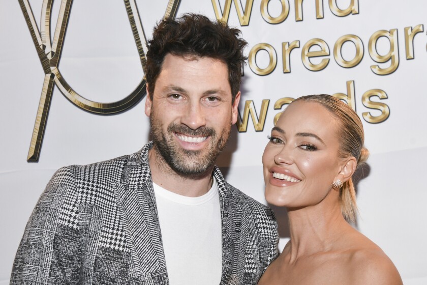  Maksim Chmerkovskiy et Peta Murgatroyd @ Rodin Eckenrot/Getty Images