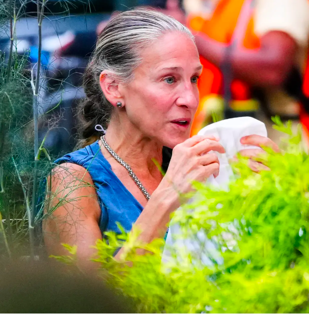  Sarah Jessica Parker photographiée avec ses cheveux gris @GCImages