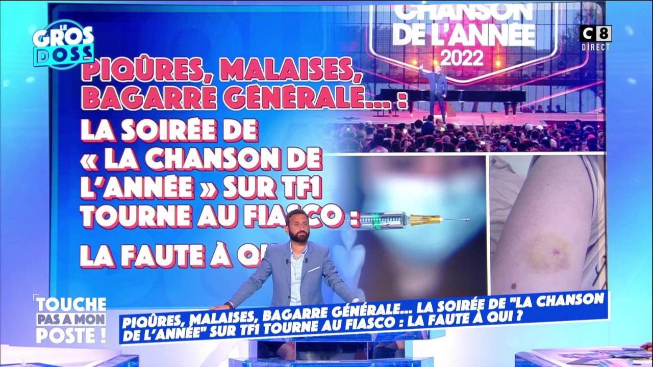 Piqûres au concert de La chanson de l'année : une victime témoigne de son calvaire sur TPMP