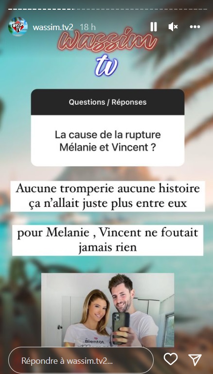 Mélanie Dedigama en couple avec Julien Bert : la raison de sa rupture avec Vincent dévoilée