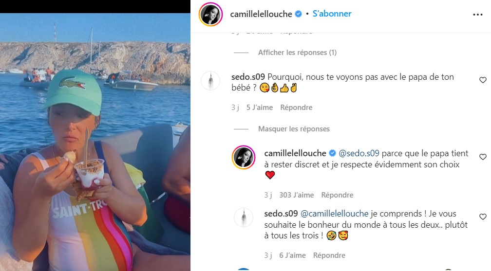 J'ai une bonne et une un peu moins bonne nouvelle” : Camille Lellouche,  enceinte, fait une annonce qui risque de diviser ses fans