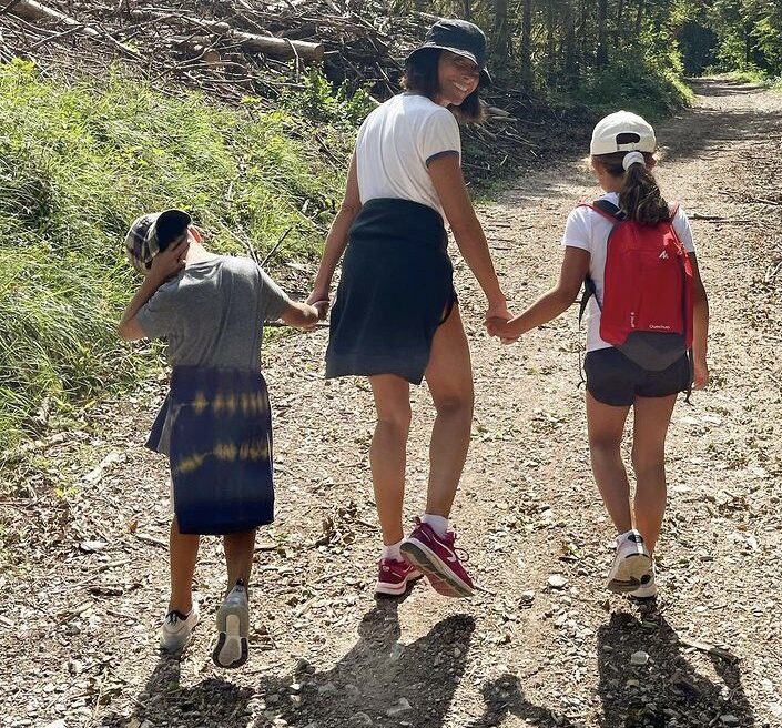  Alessandra Sublet et ses deux enfants @Instagram