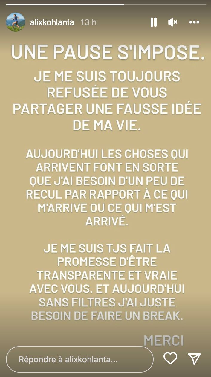 Alix Noblat (Koh-Lanta) fait une pause des réseaux sociaux : elle adresse un message à sa communauté