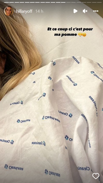 Hillary Vanderosieren hospitalisée en pleine nuit : "Je suis pliée en quatre"