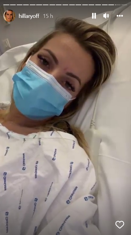 Hillary Vanderosieren hospitalisée en pleine nuit : "Je suis pliée en quatre"