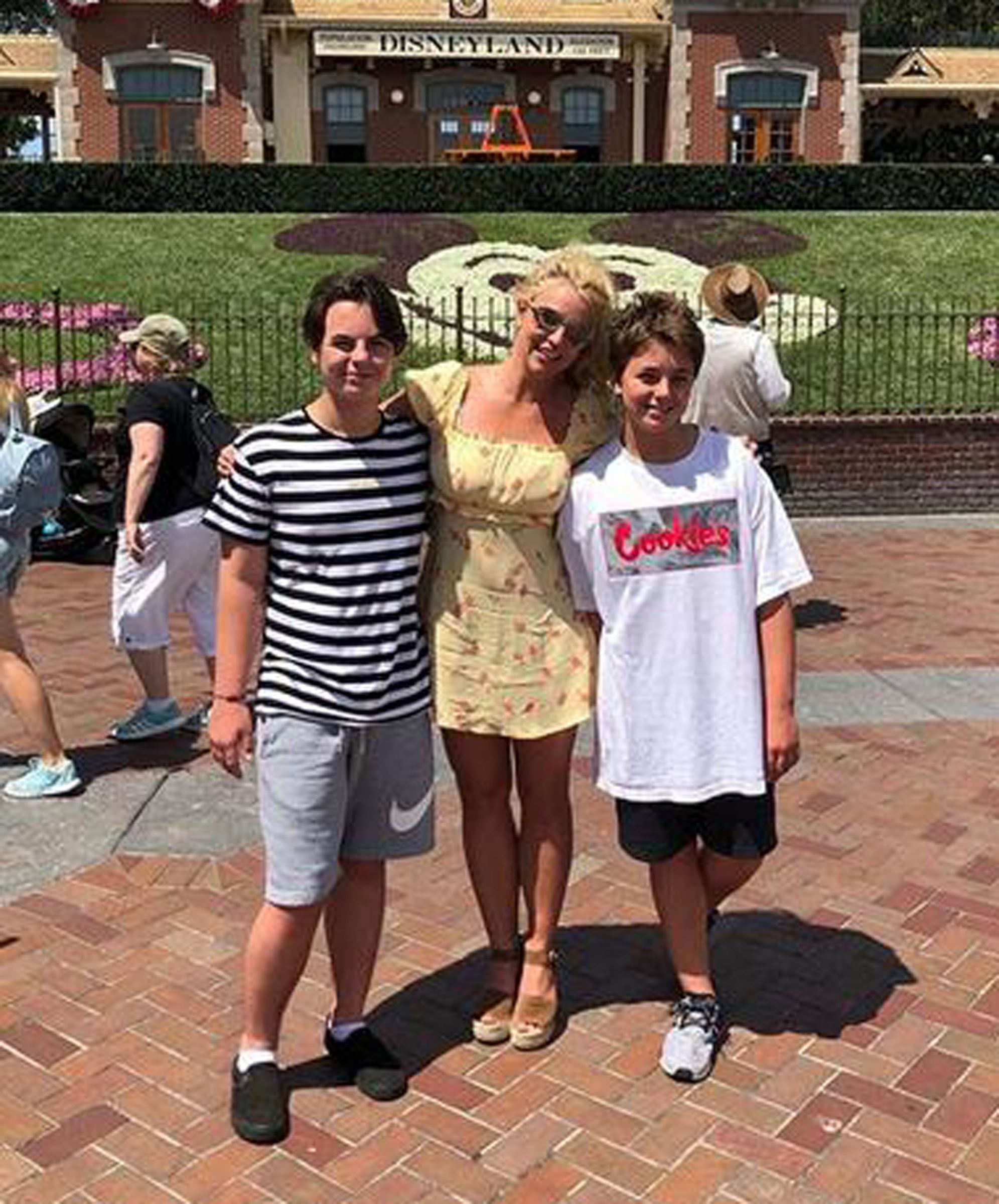  Britney Spears et ses fils @DR