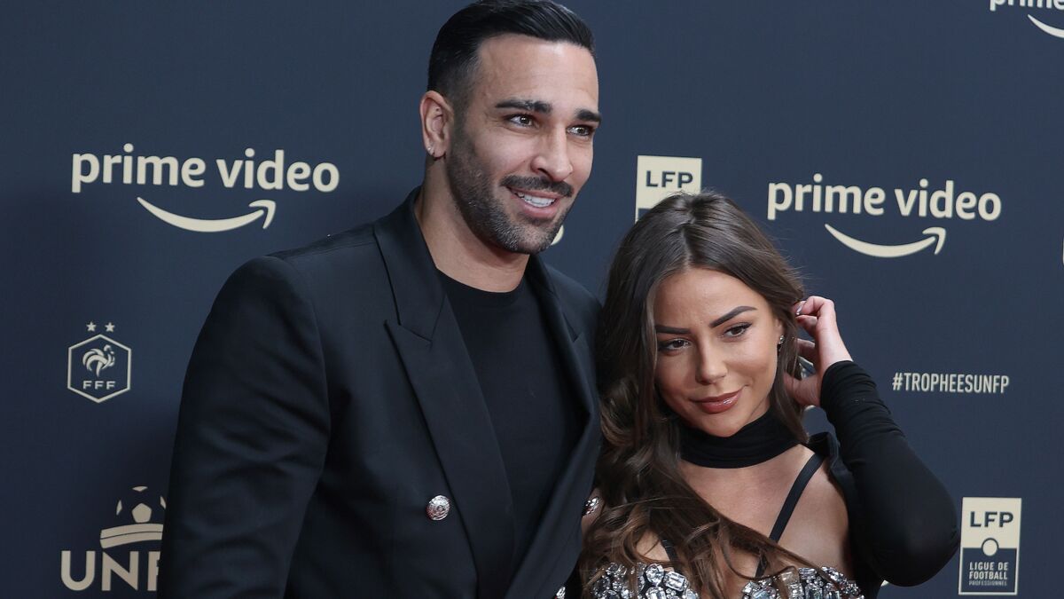 Adil Rami et Léna Guillou @DR