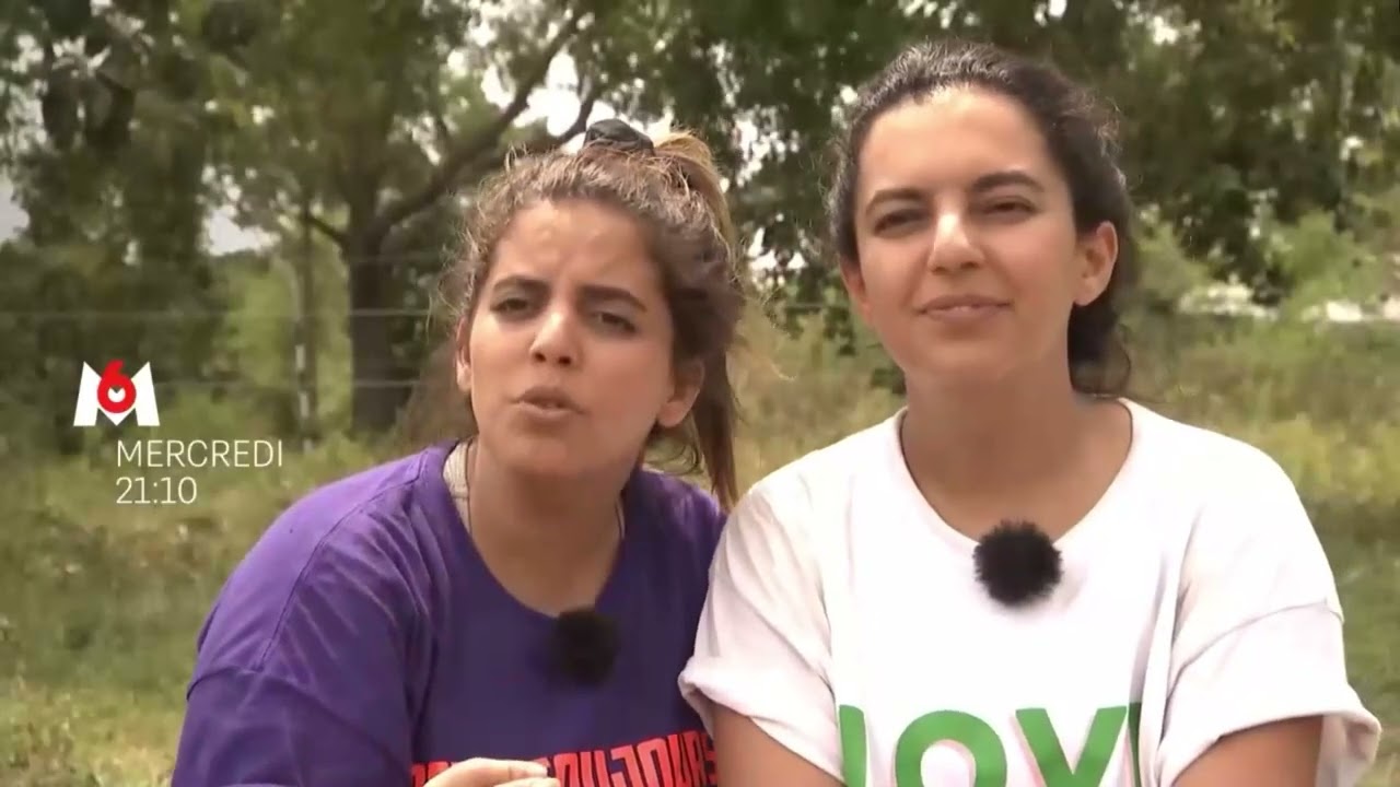  Inès Règ et sa sœur Anaïs sur le tournage de Pékin Express @M6