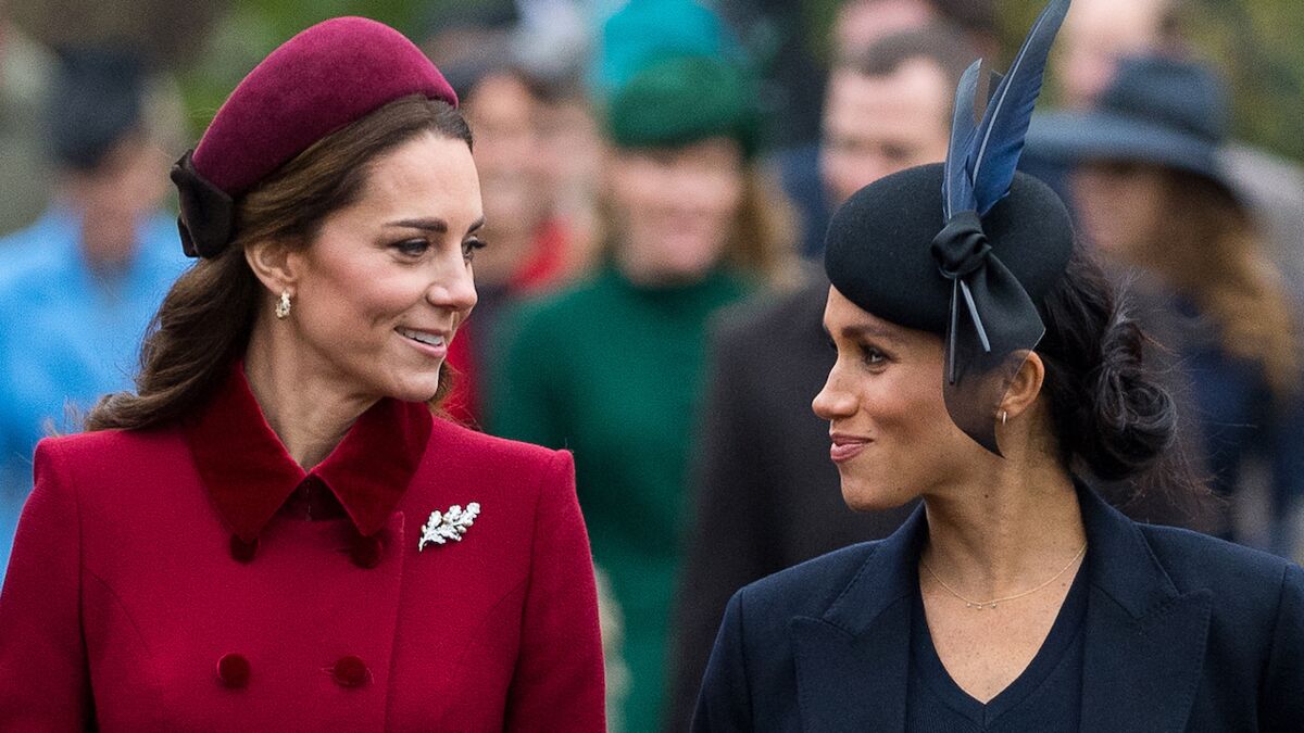 Meghan Markle et Kate Middleton lors d'un évènement royal @Papixs  