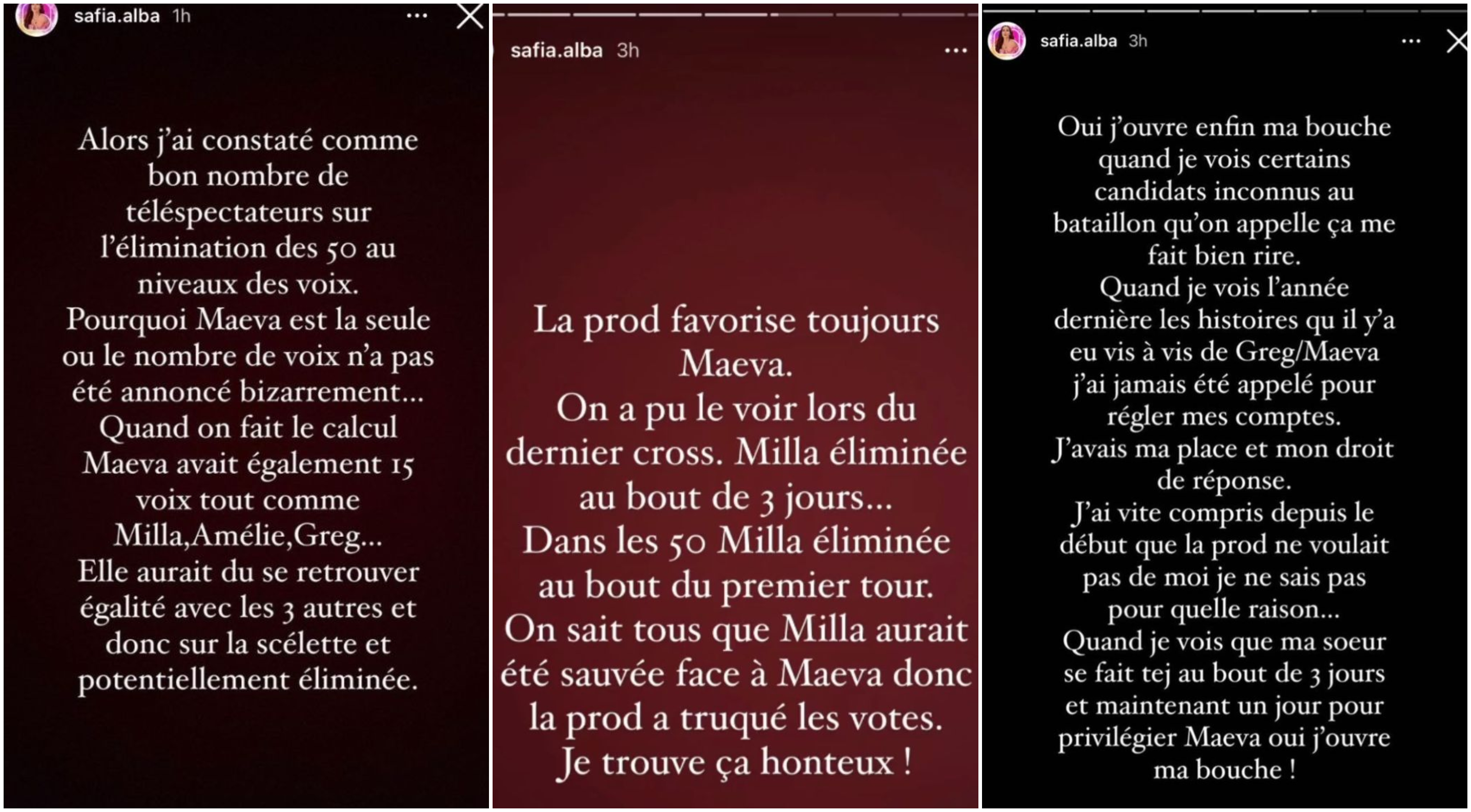 Maeva Ghennam favorisée par la production des Cinquante ? Clash avec Safia, la sœur de Milla !