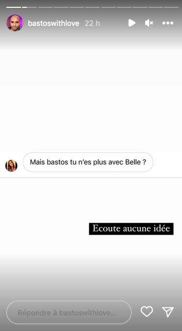  Bastos à nouveau célibataire ? @Instagram