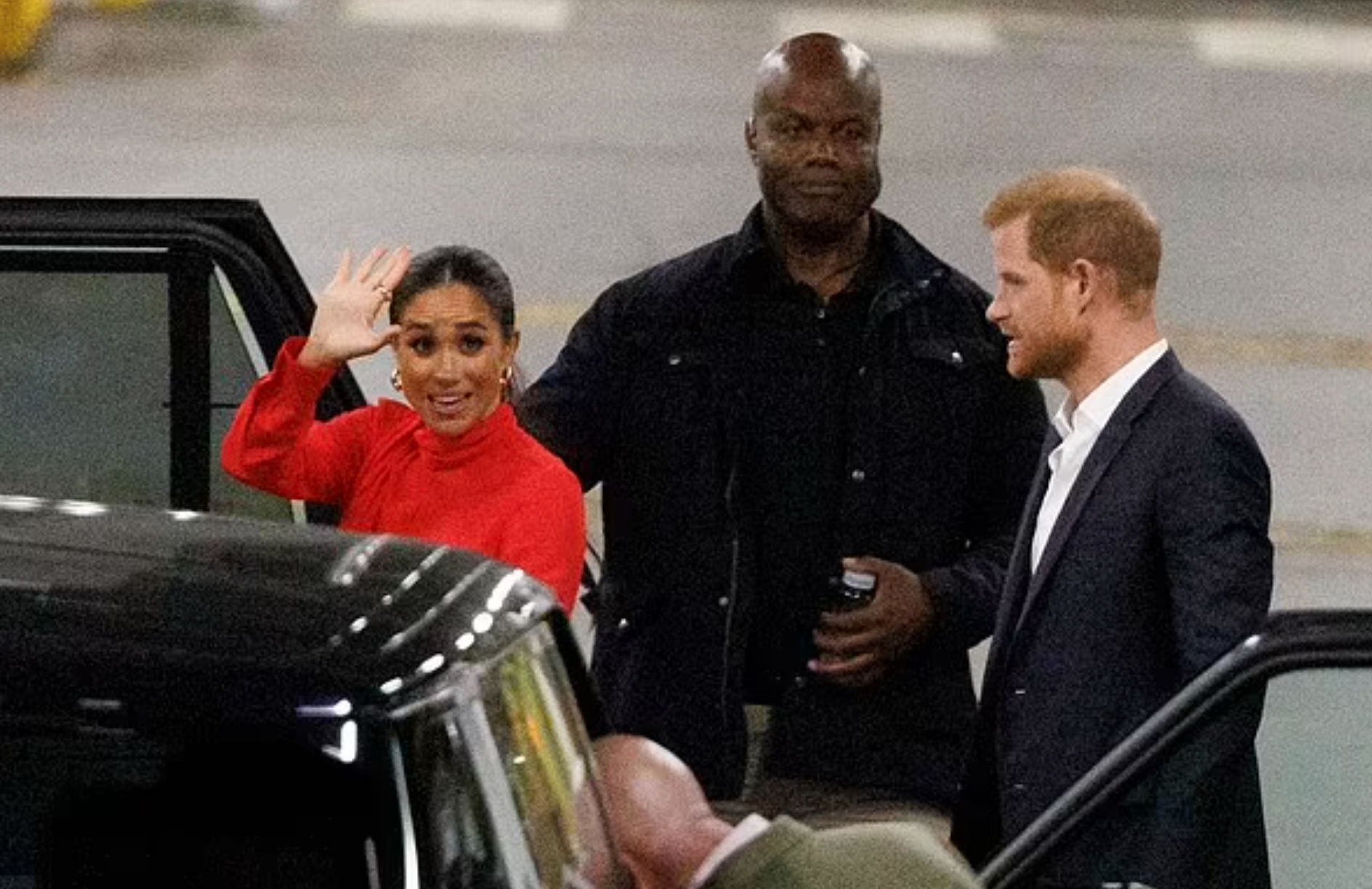  Meghan Markle et Harry et Pere Daobri @W8Media