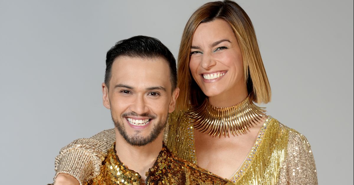 Billy Crawford et Fauve Hautot @TF1