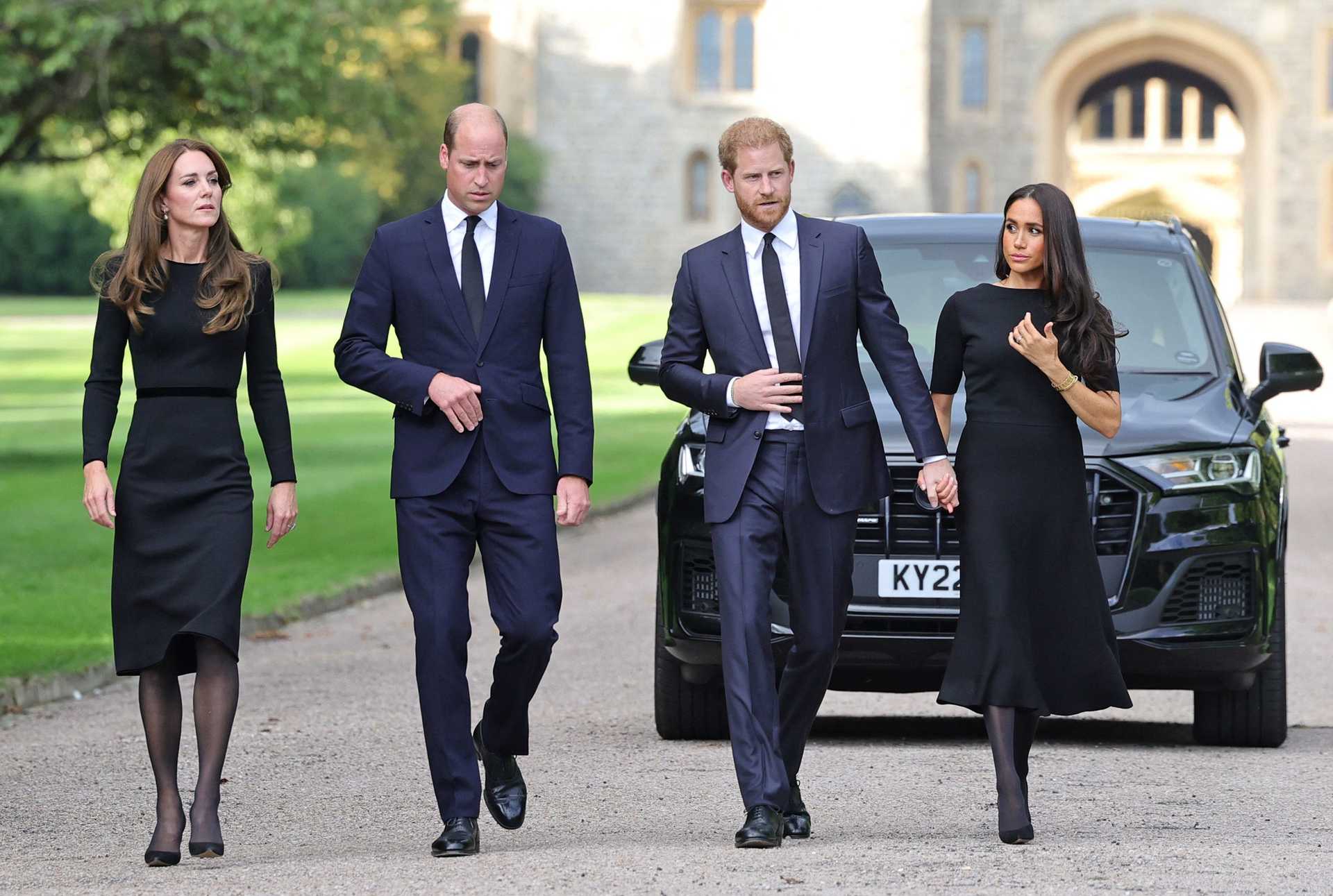  Kate Middleton, prince William, prince Harry, Meghan Markle @AFP