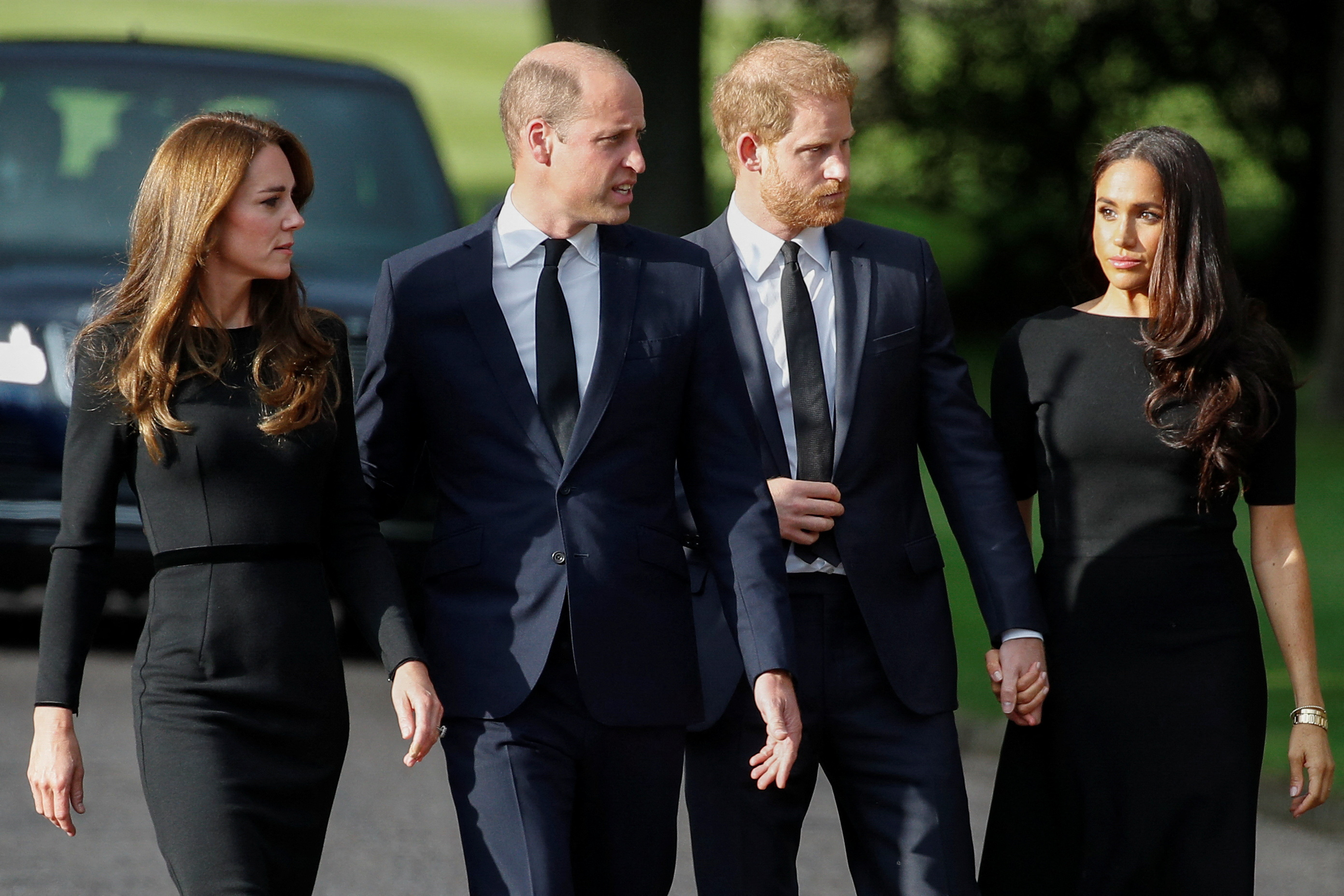 Kate Middleton, prince William, prince Harry, Meghan Markle @reuters