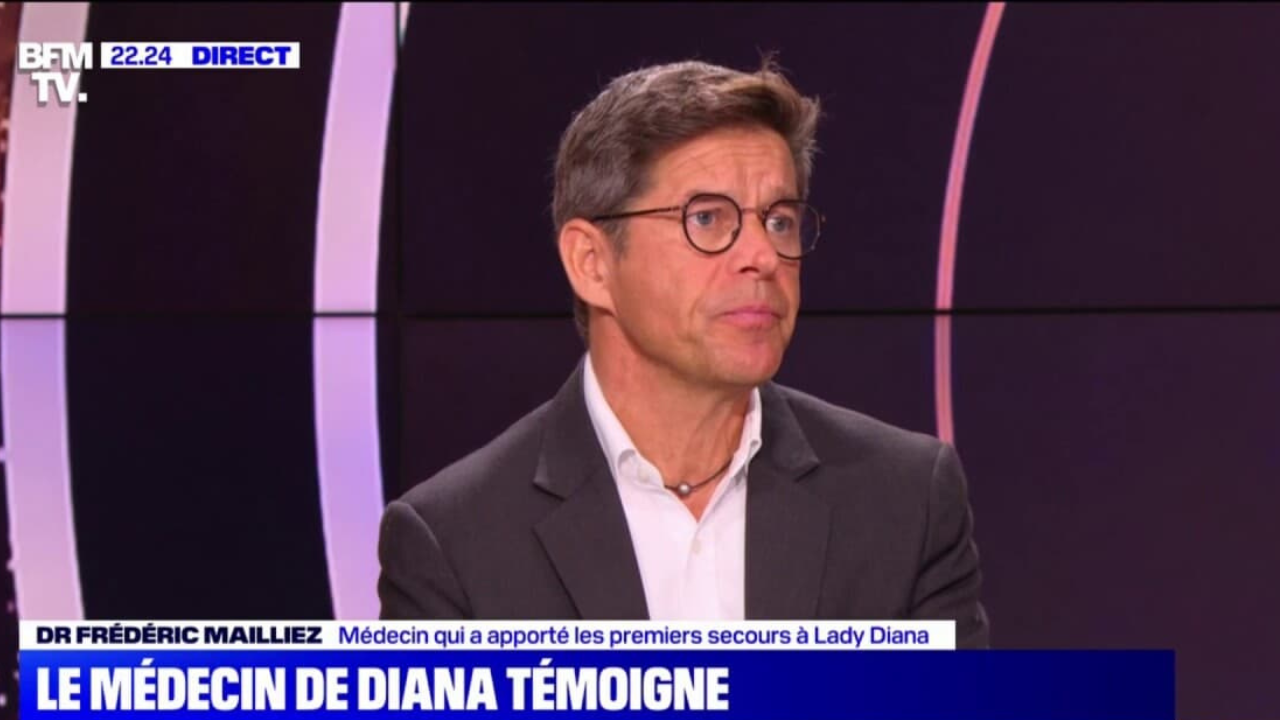 Le médecin qui a porté secours en premier à la princesse Diana témoigne : "je ne la reconnais pas"