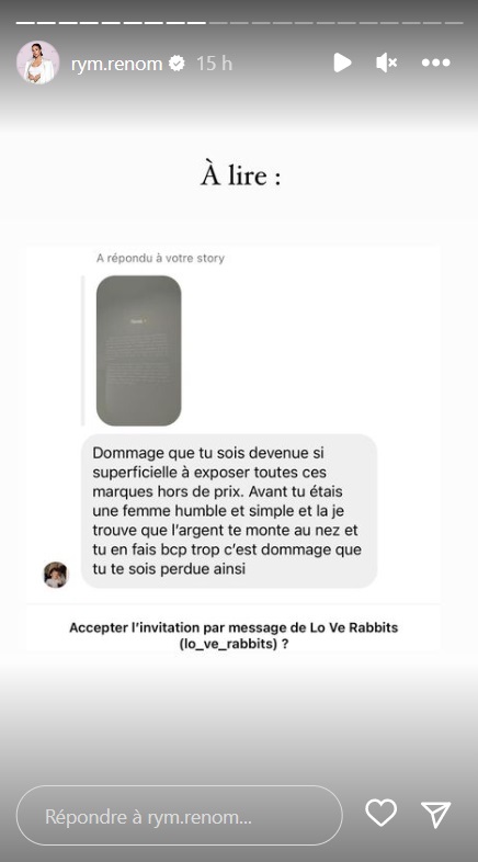 "J’en ai plus que marre" : En colère, Rym Renom pousse un coup de gueule sur Instagram