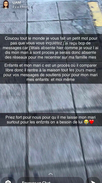 Liam Di Benedetto : le procès de son mari a débuté... Elle se confie