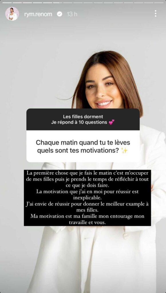 La réaction de Rym Renom au terrible meurtre de Lola, 12 ans @Instagram