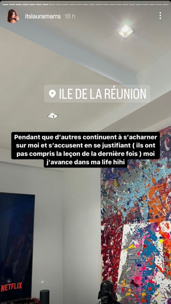 Cassandra Jullia prend la parole après l'interview de Laura Marra @Instagram