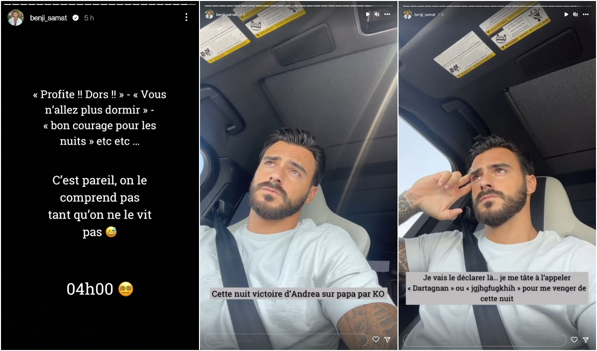 Benjamin Samat papa au bord des larmes : "Vous regardez l’homme le plus heureux du monde"