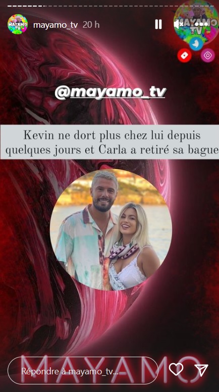 Carla Moreau séparée de Kevin Guedj depuis les accusations de Belle ?