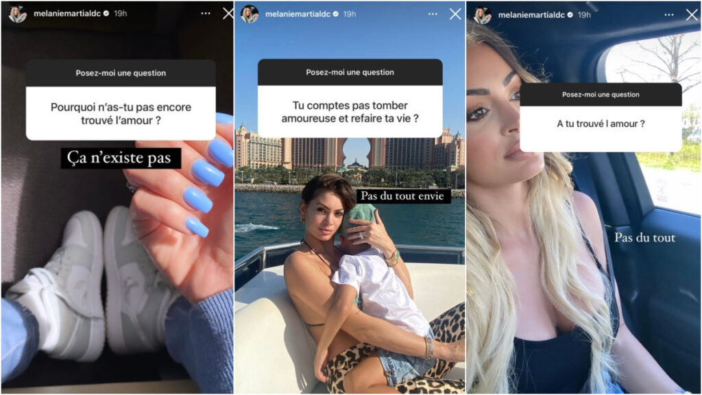Mélanie Da Cruz répond aux questions des internautes sur le célibat @Instagram