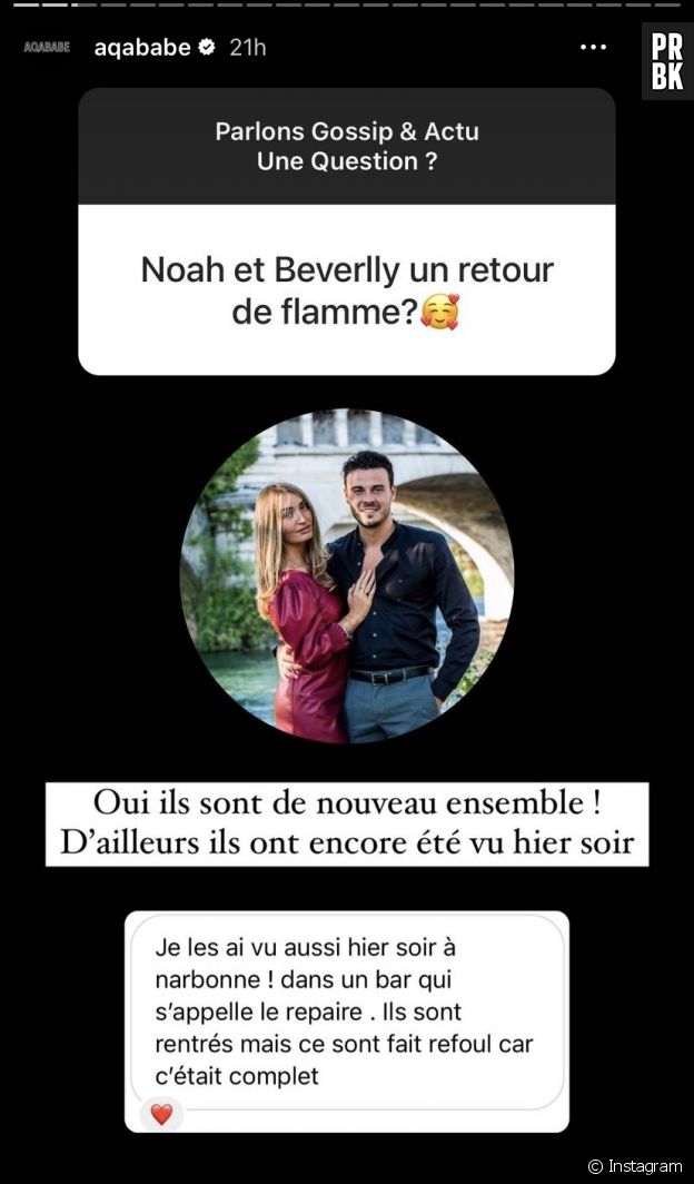 Noah et Beverly Bello : retour de flamme entre les deux candidats ?