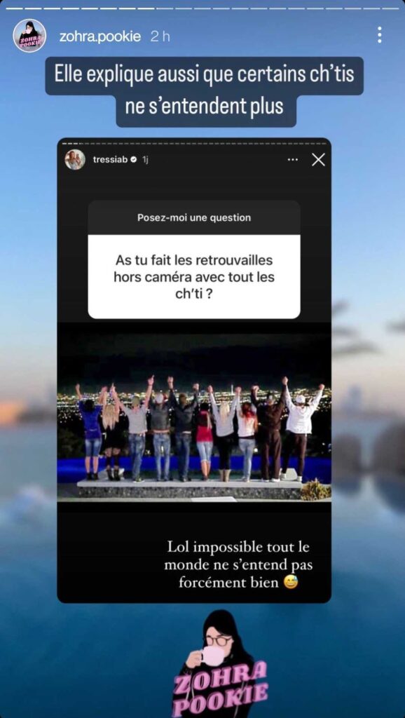 Tressia affirme que des retrouvailles avec tous les Ch'tis seraient impossible @Instagram