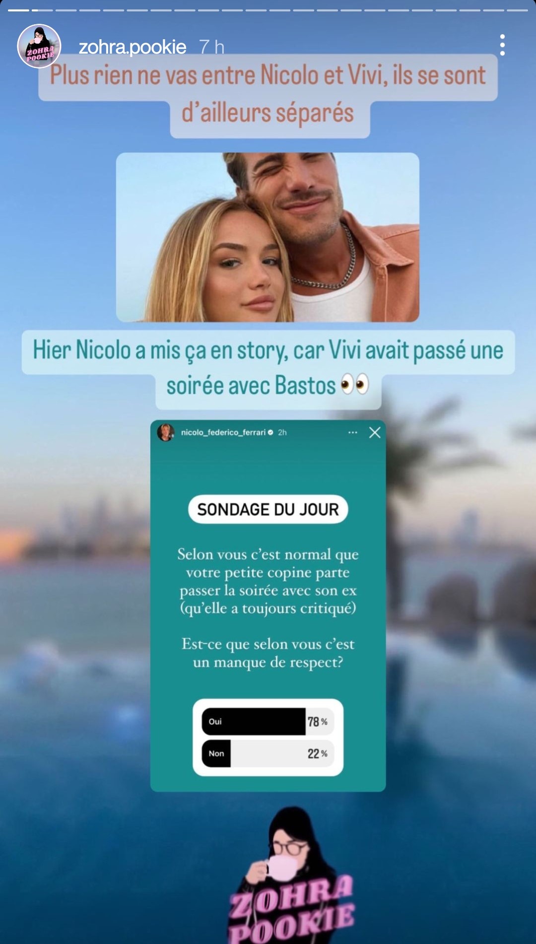 Victoria Mehault séparée de Nicolo ? Elle répond aux haters après avoir embrassé son ex Bastos !