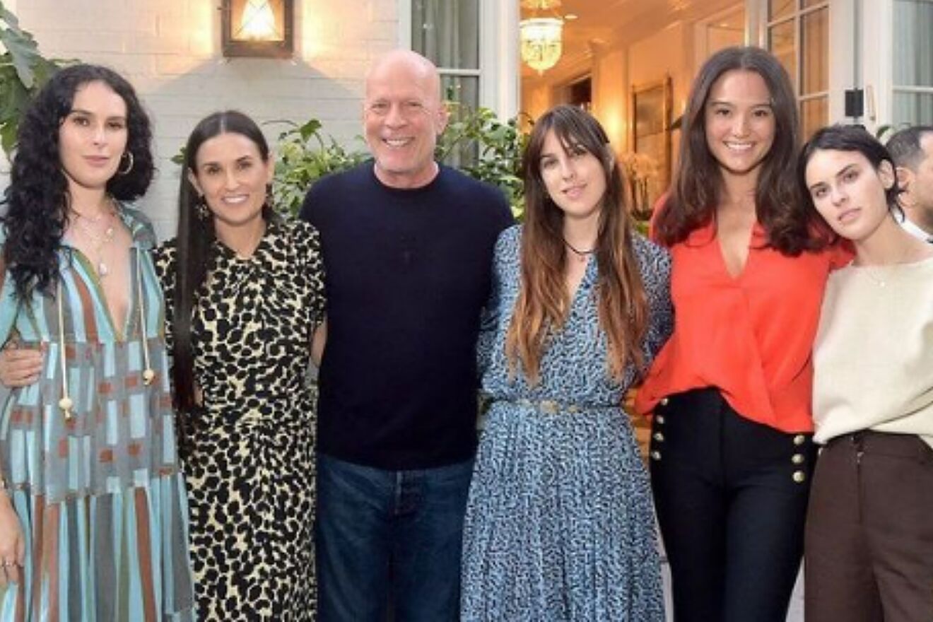 Bruce Willis en famille @DR