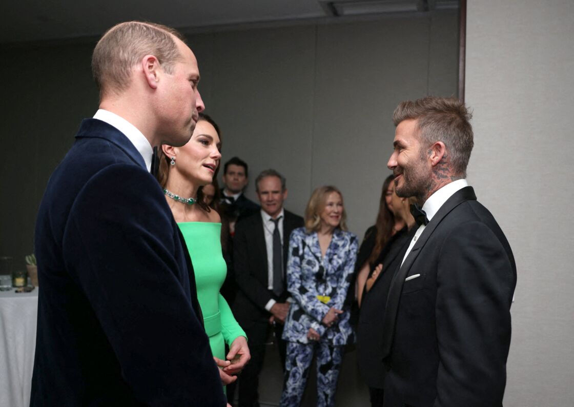 Kate Middleton trop tactile avec David Beckham ? Ce geste qui fait jaser !
