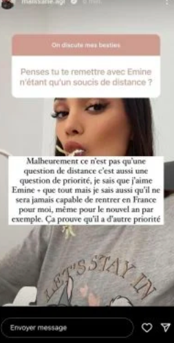 Maissane Aghioul définitivement séparée d'Emine ? Elle fait de triste confidences