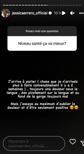 Jessy Errero : après son empoisonnement, elle arrive enfin à parler