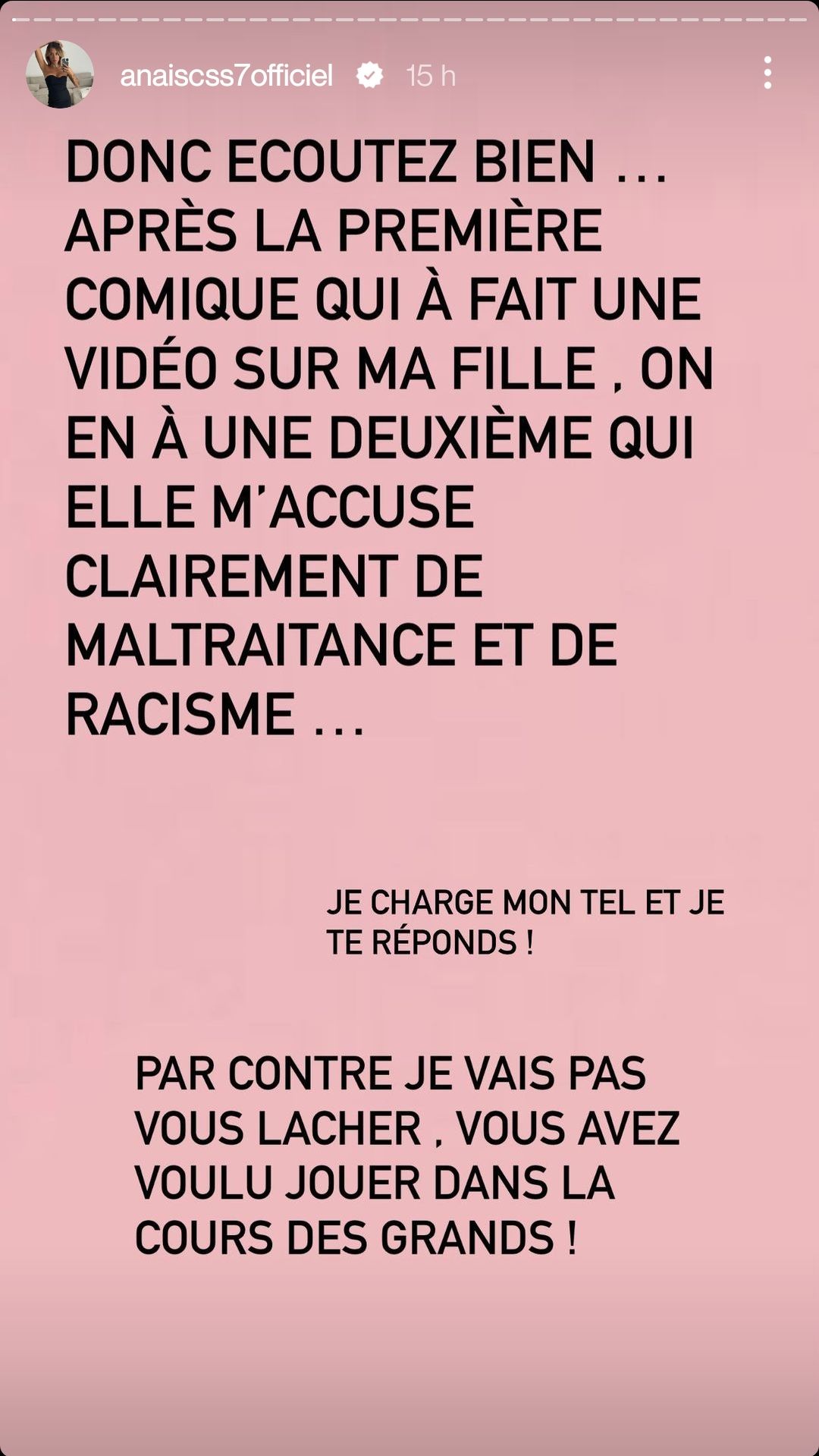 Anaïs Camizuli accusée de "limite maltraitance" envers sa fille, elle réplique !