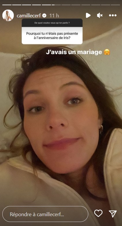 Camille Cerf absente de l’anniversaire d’Iris Mittenaere : elle s’explique