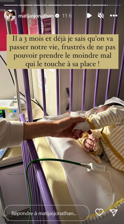 Shanna Kress et Jonathan Matijas : leur bébé à l’hôpital "Il fait des tests"