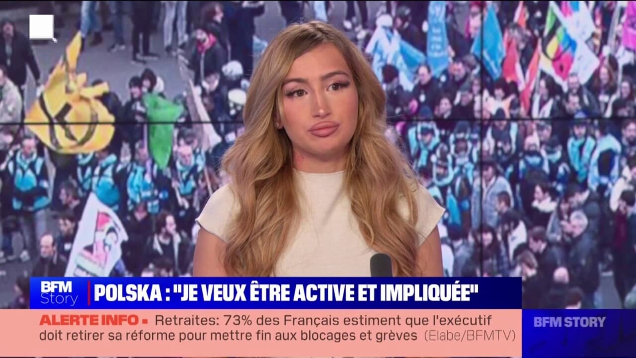 Polska se qualifie de "pétasse engagée" : ses propos lunaires sur BFMTV font hurler les internautes